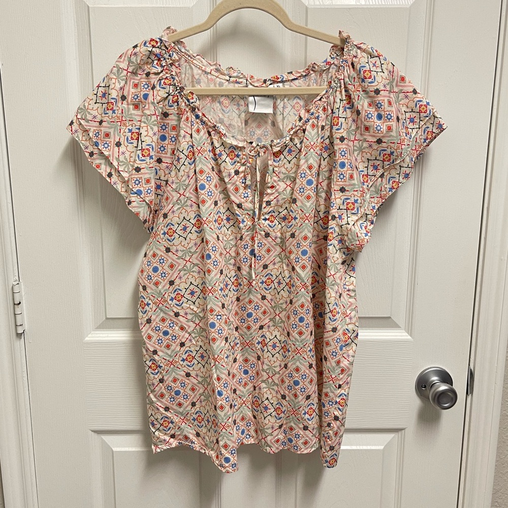 Finley Multi Pattern Blouse - image 1